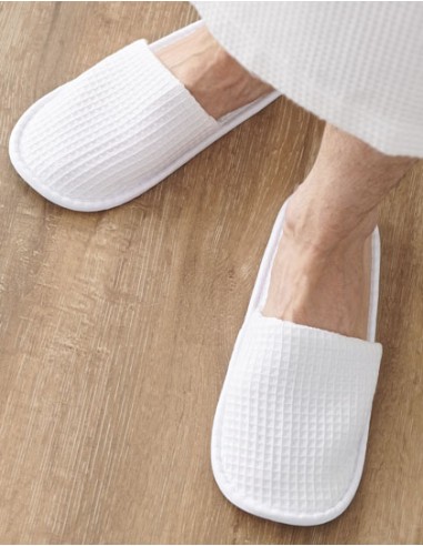 TOW-TC066-Waffle Mule Slippers